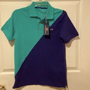 Vineyard vines boys burger pique polo size L (16-18)